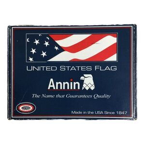 2x3 Annin Flagmakers Model316410 Nylon Outdoor American Flag Nyl-Glo All Weather